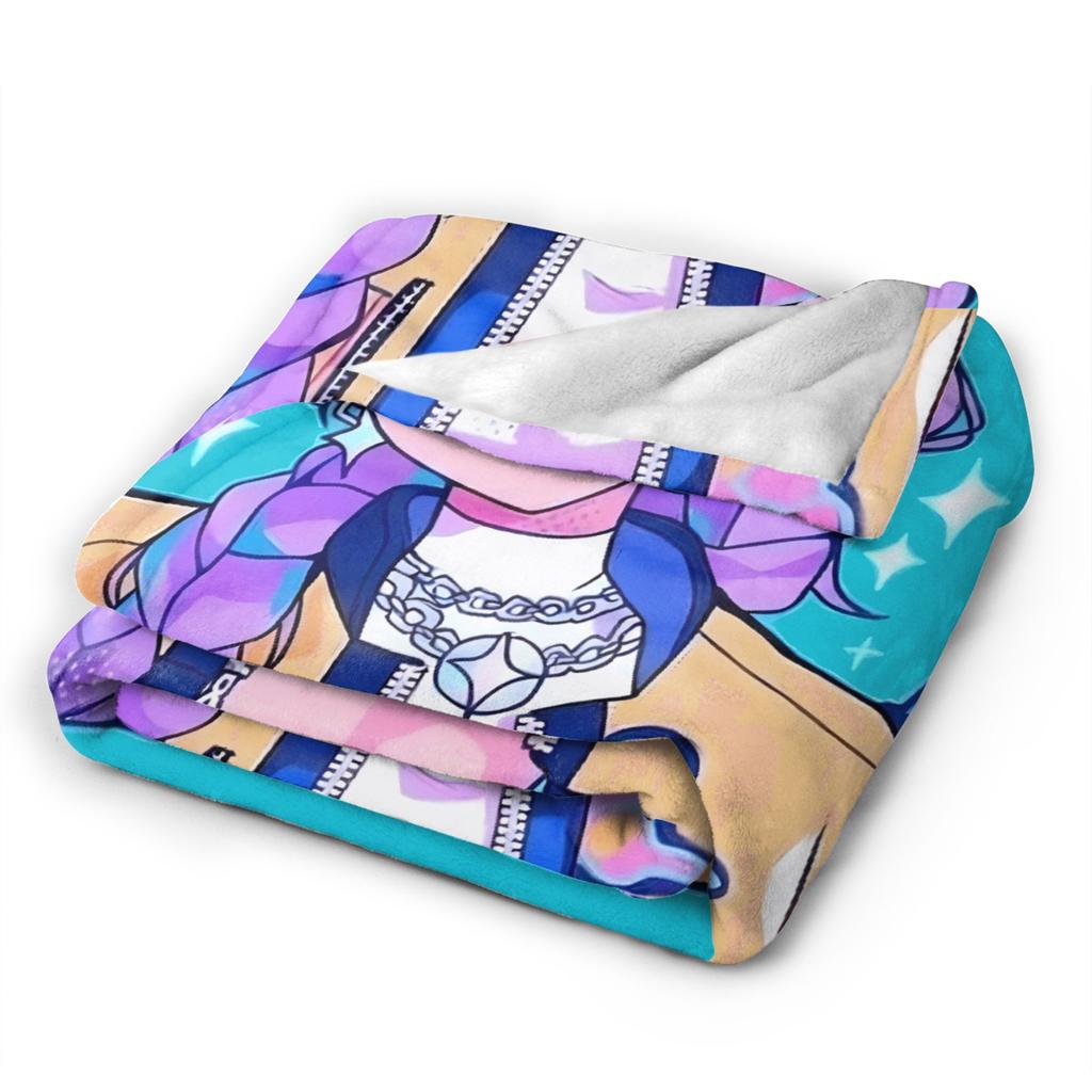 KPop Demon Hunters Rumi Blanket Super Soft Funny Plush Throw Blanket For Children Outdoor Flannel Bedspread Bed Cover