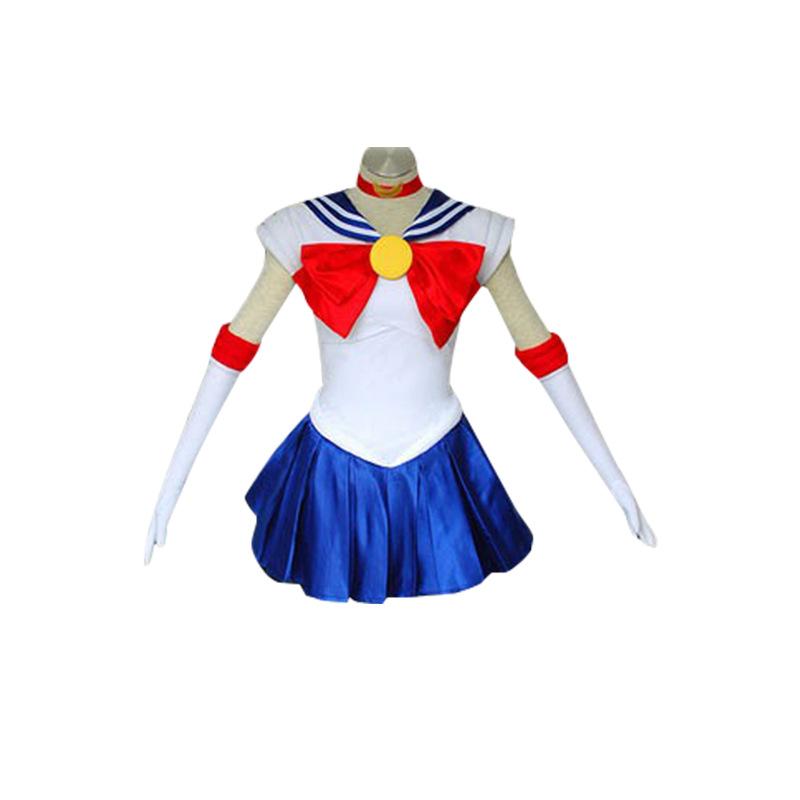 Anime Sailor Dress Costume Moon Fantasy Cosplay Costume Tsukino Dress Usagi Skirt Party Carnival Halloween Party For Kid Women