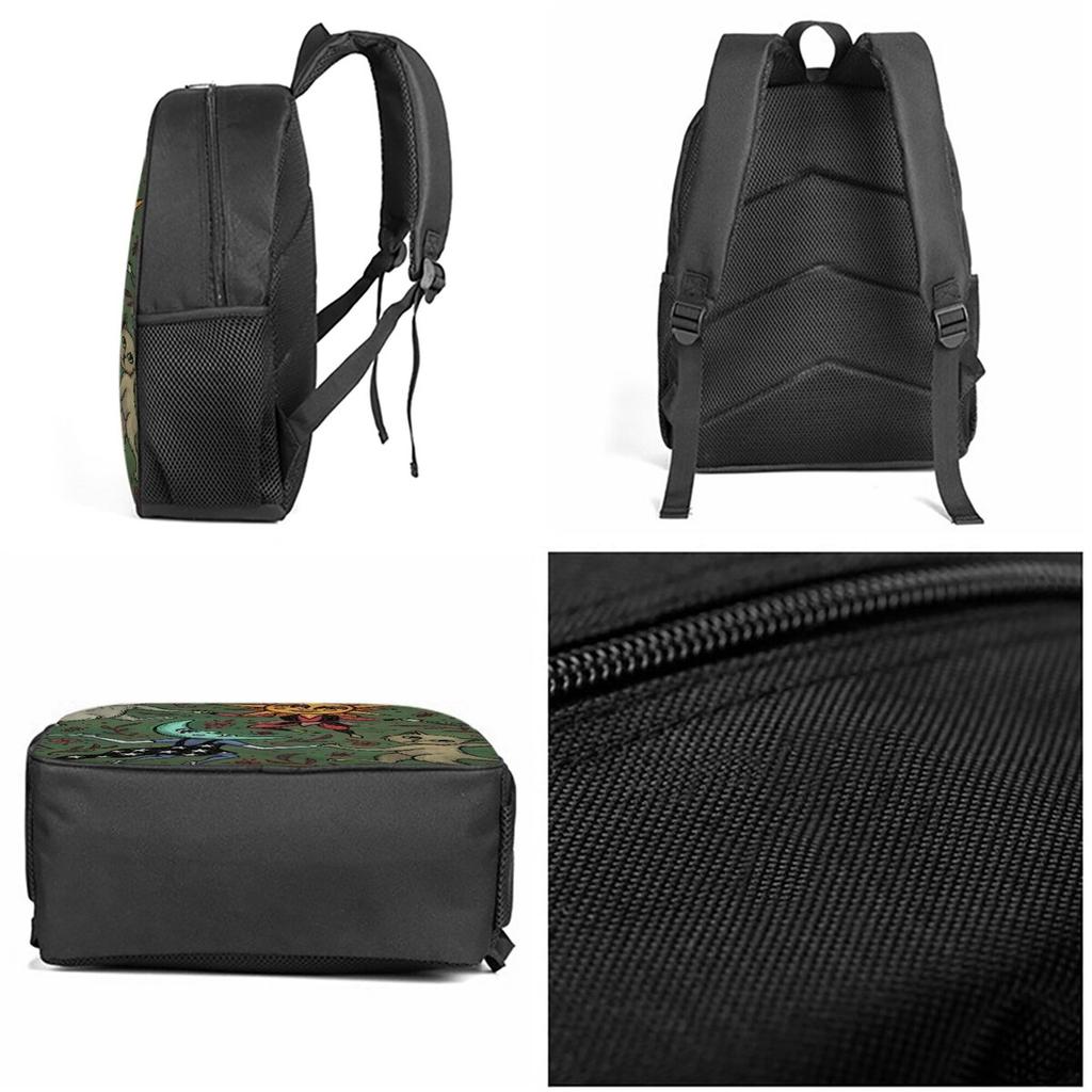 Shell Print Three Piece Set Rucksacks for Boys/Girls Best Gifts 2D Animated Water-resistant Trendy School Carrier for Children