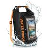 Sinodiving 500D PVC Outdoor Ocean Dry Bag TPU Waterproof 2L Storage Backpack with Shoulder Strap for Hiking and Phone Carrying
