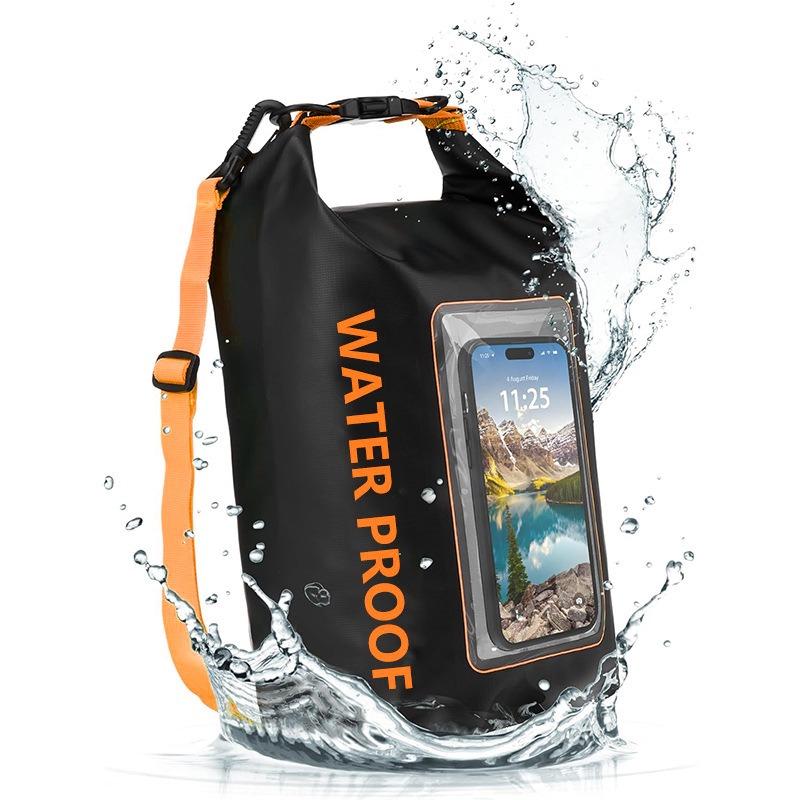 Sinodiving 500D PVC Outdoor Ocean Dry Bag TPU Waterproof 2L Storage Backpack with Shoulder Strap for Hiking and Phone Carrying