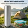 Stainless Steel Ice Cubes Stainless Steel Cylinder Ice Packs Portable Coolers Rapid Freezing Metal Freezer for Coffee Kitchen