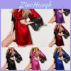 Women Satin Silk Lace Lingerie Sleepwear Kimono Robe With Floral Pattern And Lightweight Comfort