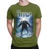 Classic Horror Icon Film Graphic Outerwear Funny 100 Cotton Tshirt The Thing Tops Tees For Unisex