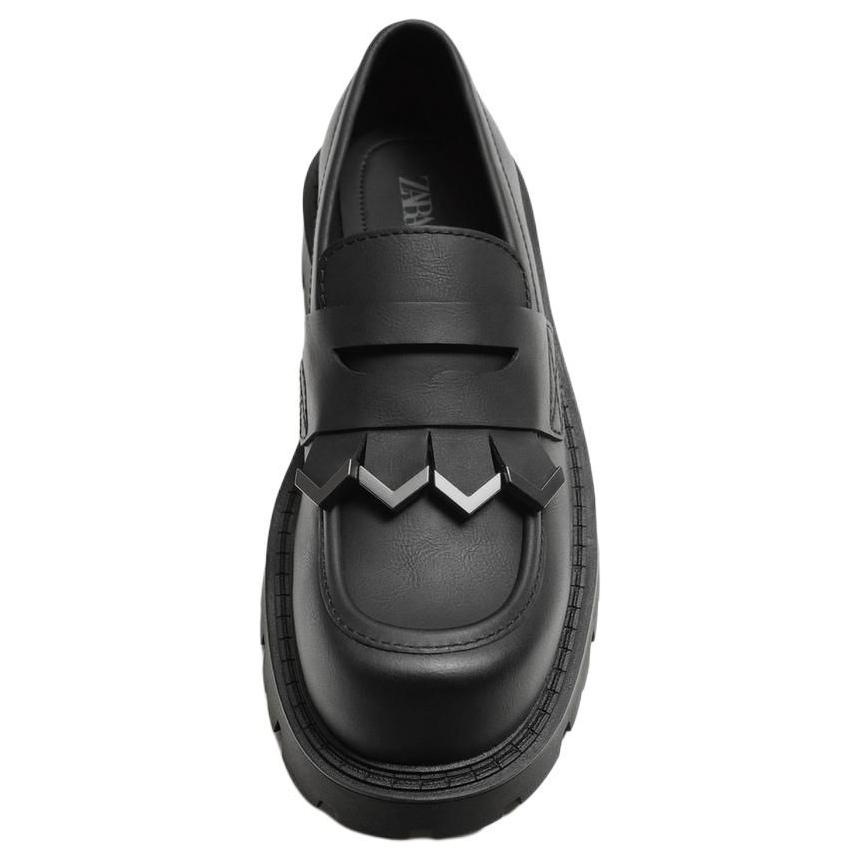 Zara Comfortable Fashion Loafers Men Shoes Black 12625520800