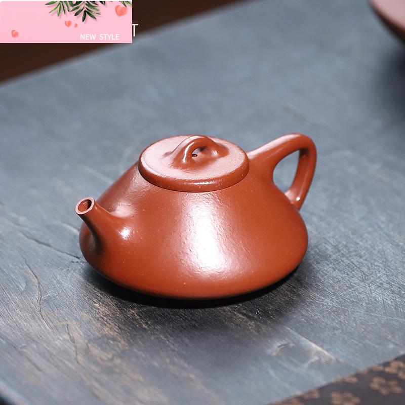 100ml Chinese Yixing Purple Clay Teapot Kettle Beauty Tea Infuser Small Capacity Handmade Stone Scoop Tea Pot Zisha Tea Set