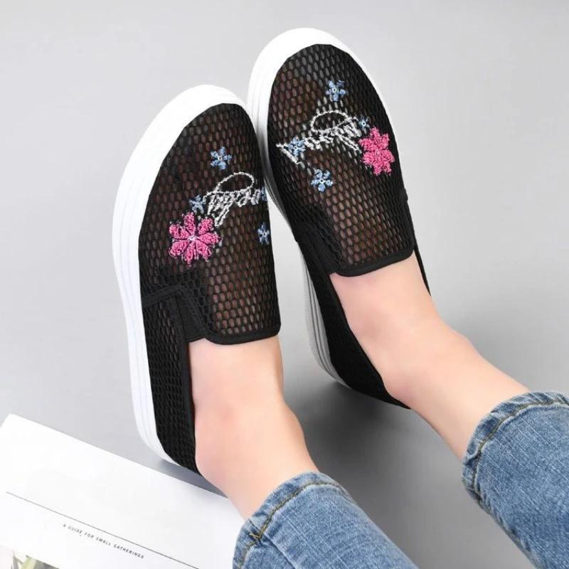 Fashion Aesthetic Summer Slip On Shoes for Women New In Arrival 2025 Korean 39 Y2k Fashion Offers Deals Original Woman Footwear Sale