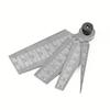 4pcs Stainless Steel High Precision Gap Ruler, Wedge Stopper Tapered Bore Gauge, Internal Diameter Sizing Gauge