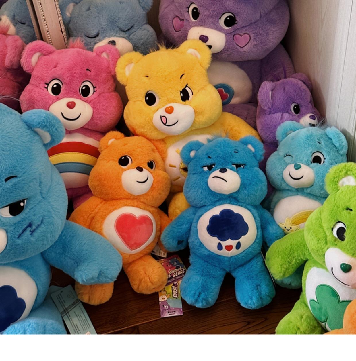 Bai Fen Bai Toys Unisex Rainbow Bear Plush Toys Lovely Cartoon Care Bears Plush Toy Teddy Bear Stuffed Dolls Homdecor Sleeping Plush Pillows Gift