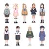 POP MARTNORI Youth Lookbook Series Pop Mart Gachapon Blind Box Figure Plastic Model Premium Toy Soft Vinyl Original Character Birthday Gift [3-Piece}