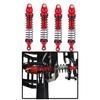 4pcs Aluminium Alloy Red RC   A essory Fit for SCX10 D90 1/10 RC Crawler Car