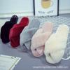 Mao Mao slippers women wear new trendy slippers winter home fashion cross cotton slippers women