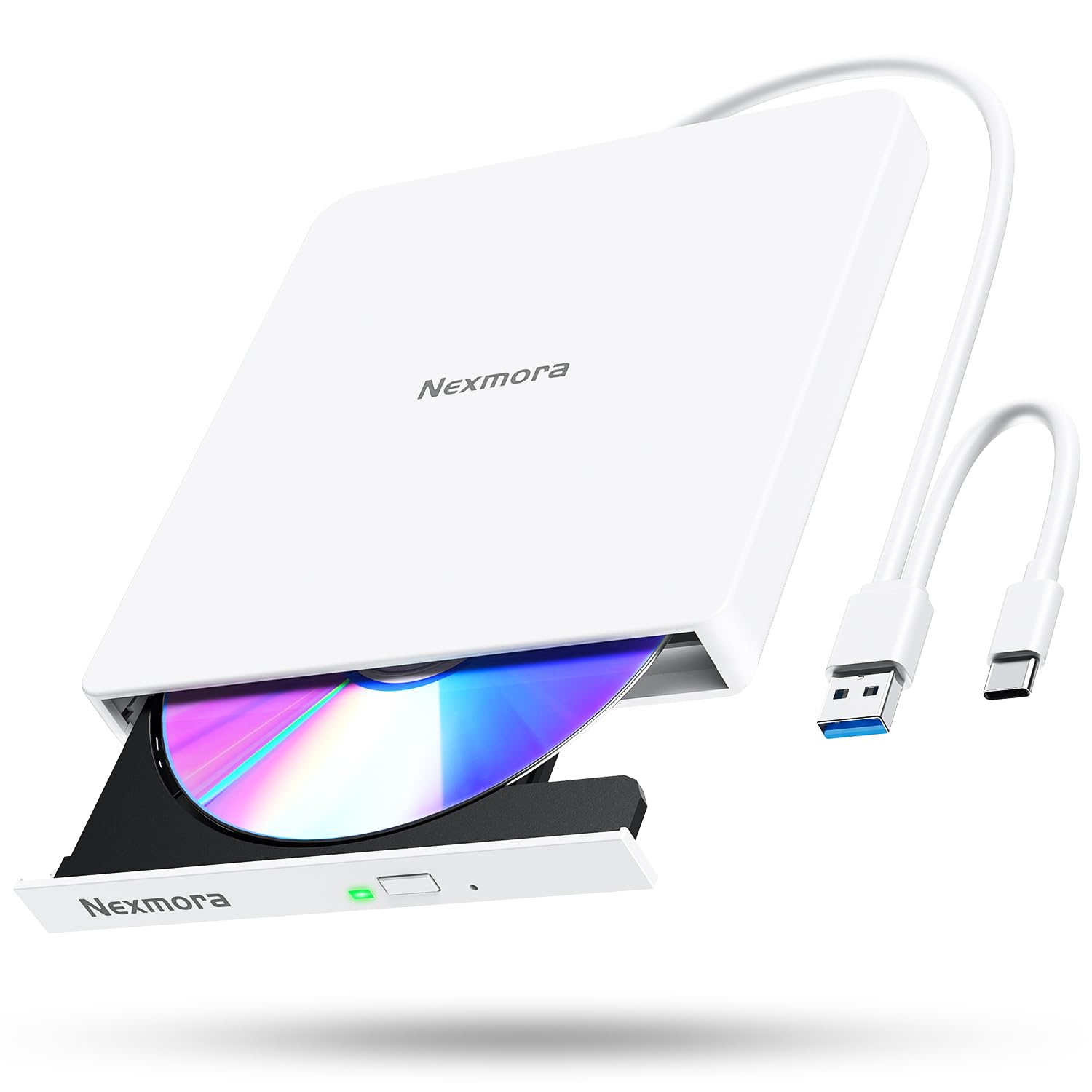 

standard for reading and low external DVD external CD optical compatible with both and low compatible with Windows compatible with compatible with білий