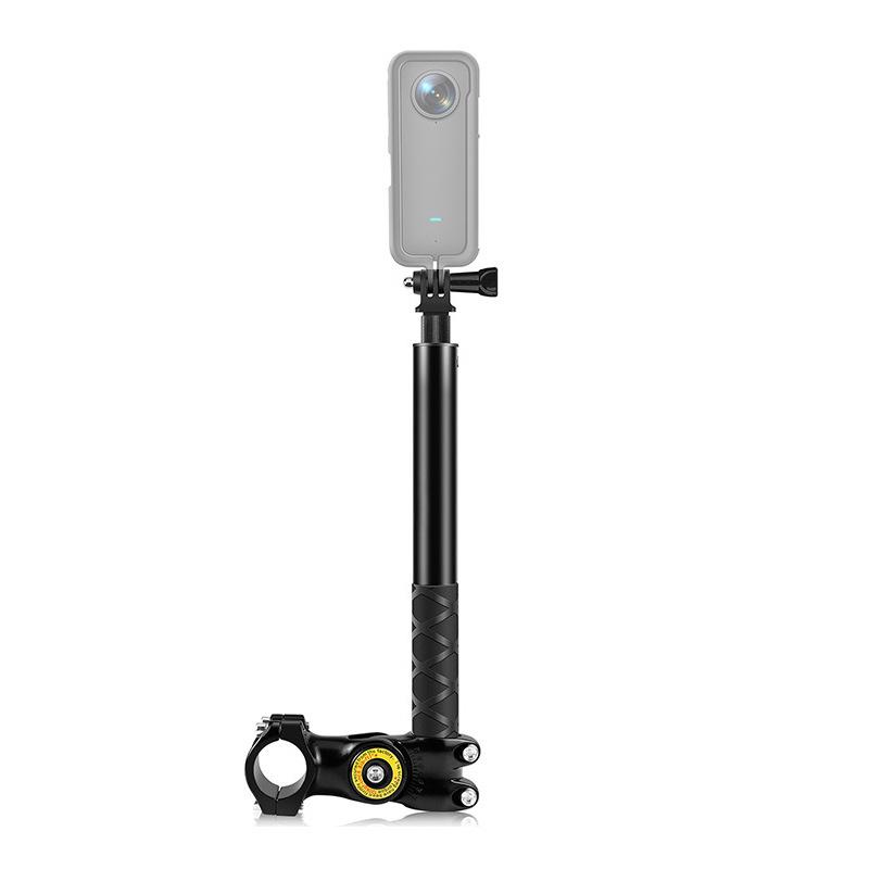 GoPro Accessories: Third-Person Motorcycle & Mountain Bike Handlebar Mount with Selfie Stick