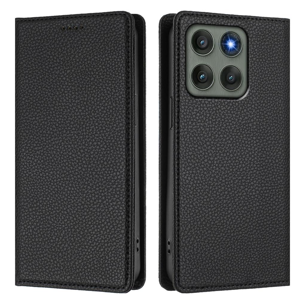 For Motorola Edge 60 Pro 5G Wallet Case RFID Blocking Litchi Texture Leather Mobile Cover