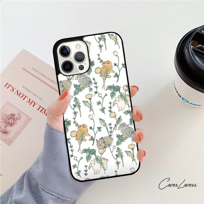 Rabbit Bunny Pattern Phone Case For Apple iPhone 17 Air Pro Max Plus Coque For iPhone 17 Air 14 15 16 13 12 Max Cover