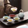 Tao Ding Xuan Five Blessings Gourd Ceramic Tea Set