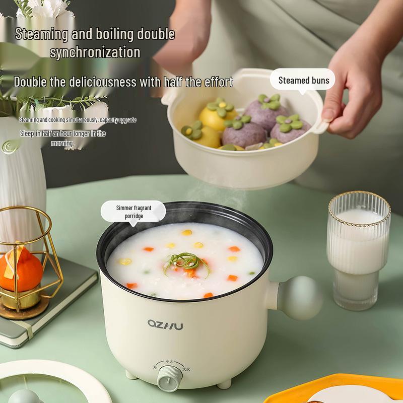 Mini Multifunctional Non-Stick Electric Hot Pot for Dorms and Students