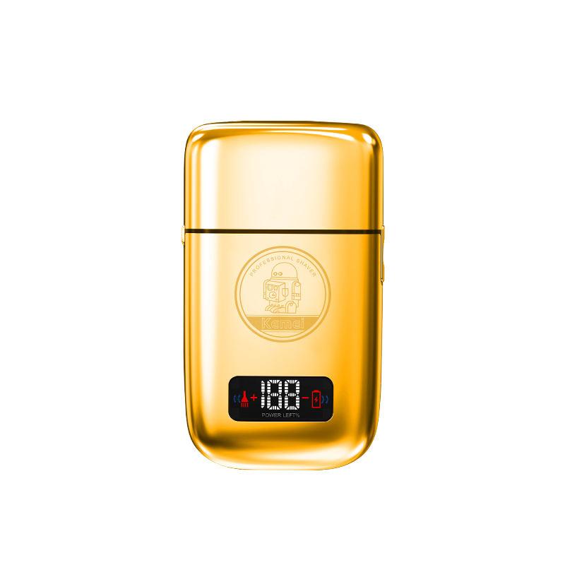 

Металлическая бритва USB аккумуляторная дуплексная электробритва с 2 головками