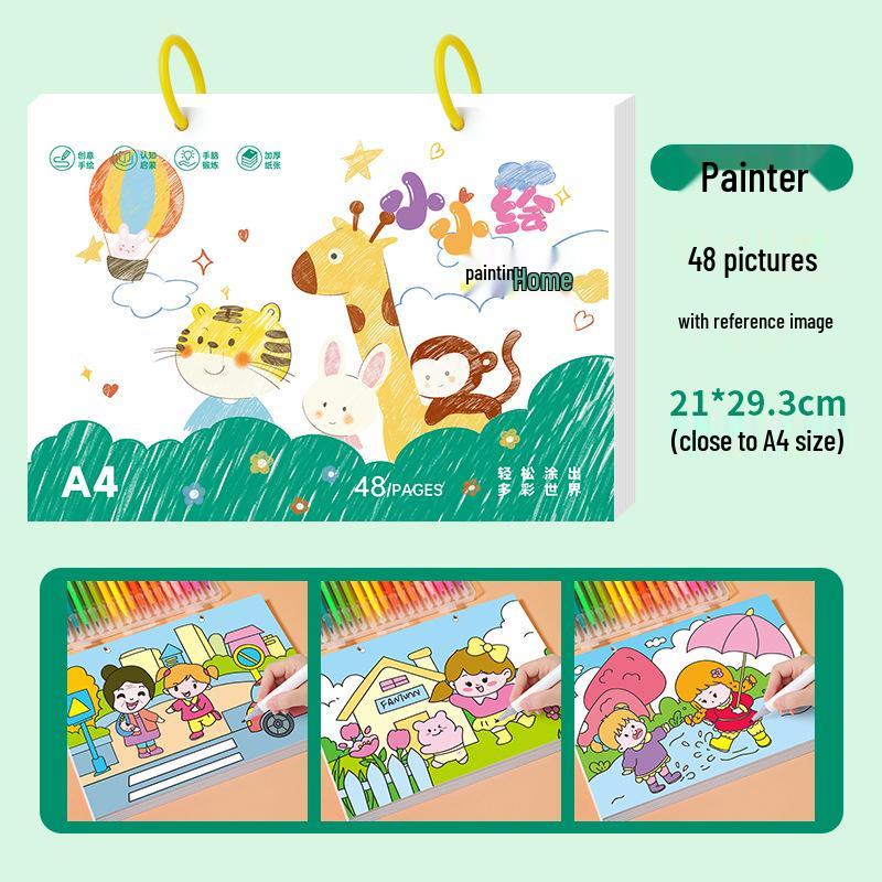 Princess Coloring & Drawing Book Set for Kids