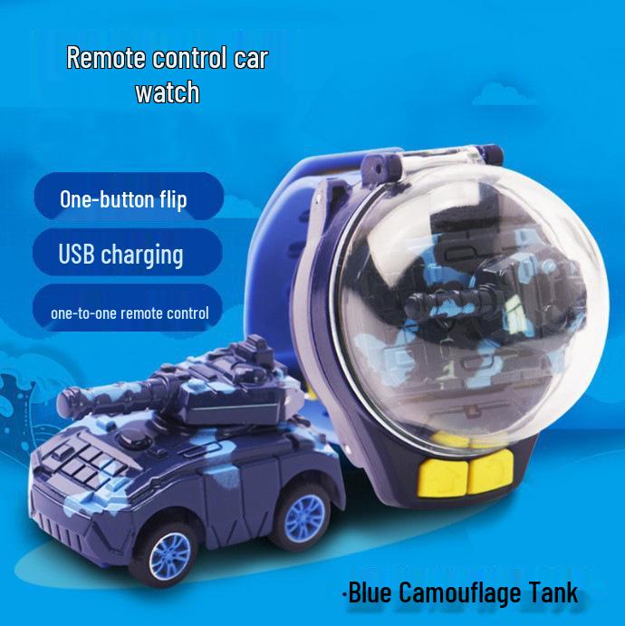 Children's Remote Control Engineering Vehicle Toy - G Watch Model (White Rabbit Capybara)
