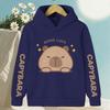Cartoon Cute Capybara Print Children's Hooded Hoodies Capybara Casual Fashionable Comfortable Boy Girl Sweatshirt Pullover