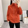 2025 Women's Windproof Fleece-Lined Detachable 3-in-1 Short Shell Jacket for Autumn & Winter Mountaineering