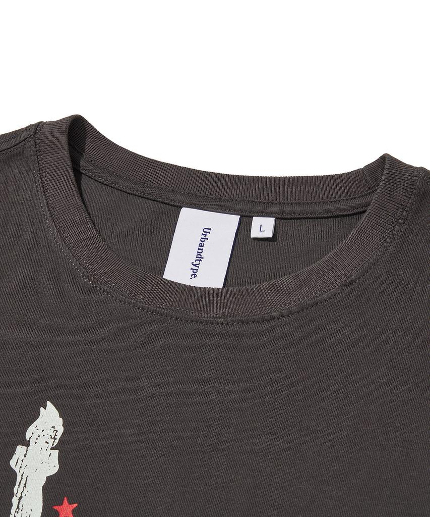 URBANDTYPE Liberty Music Nyc T-Shirt_Charcoal