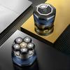 Electric Shaver IPX8 Waterproof Wet Dry Technology 6D Floating Head Quick Shave Magnetic Design LED
