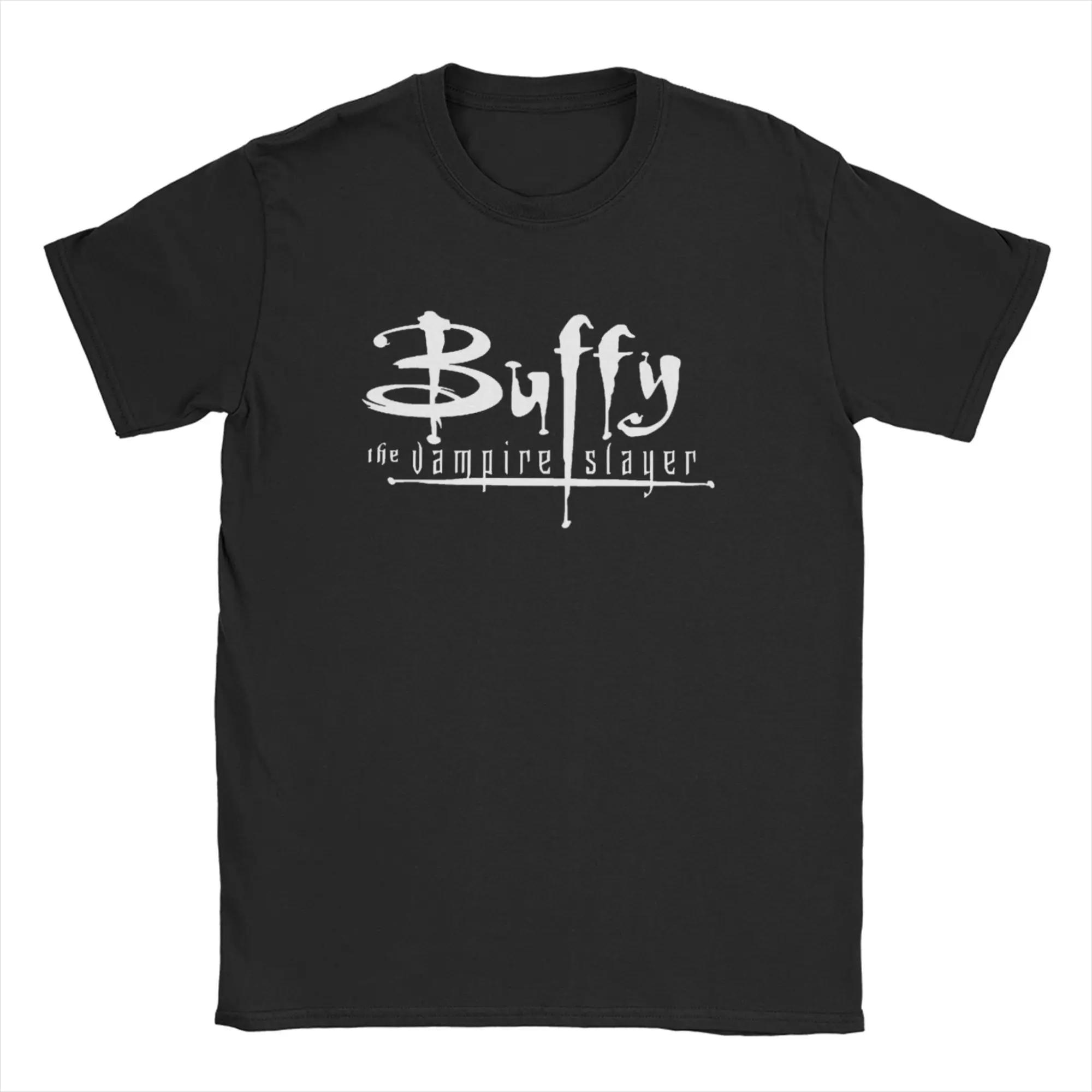 Buffy The Vampires Slayer Buffy The Vampire Slayer TShirts Unisex Women Sunnydale Slayers Cotton Tees Crewneck T Shirt Summer Tops S