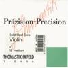 Thomastik Violin Strings Precision Steel Solid Core Set (50/51/53/54); Way