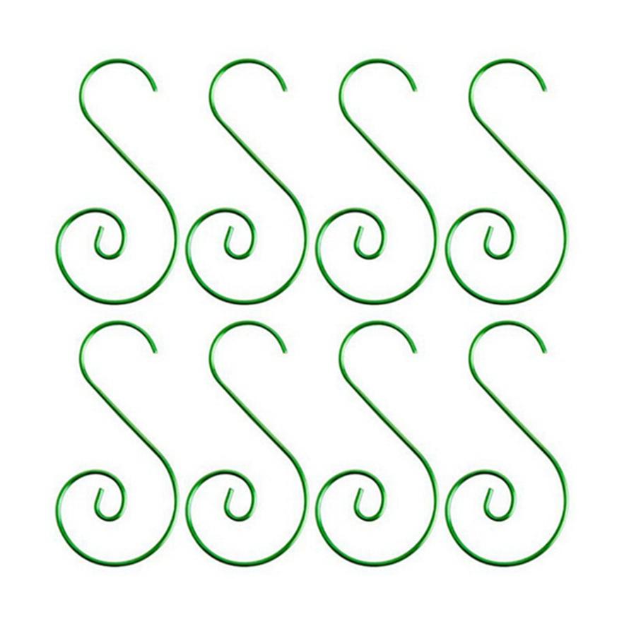 

20 шт., крючок, рождественские украшения, подвесные подвески, декор для рождественской елки, рождественские украшения Navidad, товары для вечеринок None зелёный