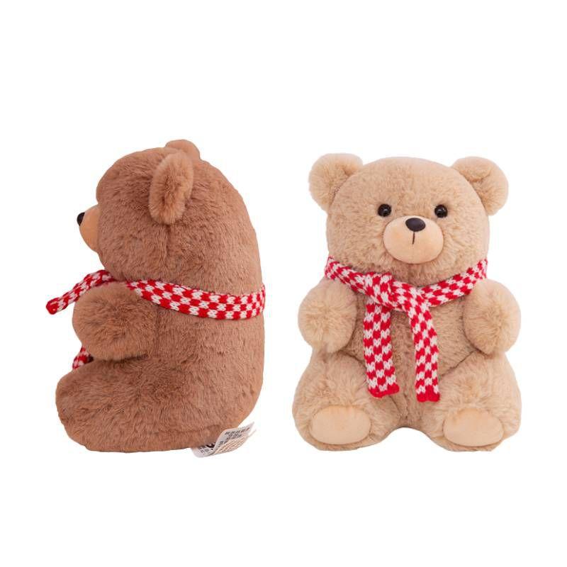 Toy Plush Bear Stuffed Doll Christmas Children Gifts Home Decorations Pillow