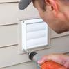 Plastic Square Dryer Vent Cover Louvered Grille Wall Vent Flat Ducting Ventilation Air Vent for Home Wall Ceiling