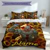 3pcs Custom Name Pennywise the Dancing Clown Bedding Set,Includes 1 Duvet Cover and 2 Pillowcases,All-season Bedroom Decor