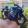 1:12 Suzuki Gsx1000r R1250gs Alloy Diecast Toys Motorcycle Models Car With Light Shock Absorption Miniature Motorbike Boys Gifts