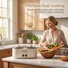 Multi-Functional Double-bile Rice Cooker Automatic Insulation Non-stick Hot Pot  Home Kitchen