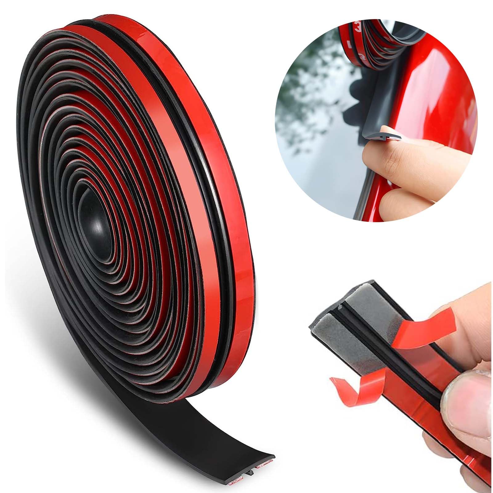 

Т-образная автомобильная Molle 5м лента-заполнитель зазоров Защита кромки двери автомобиля Т-лента для чёрный