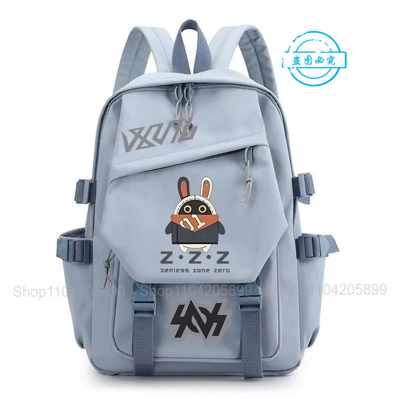 Zenless Zone Zero Rugzak Anime Game Meisjes Jongens Mochila Student Schooltassen Cartoon Reizen Rucksack Vakantiecadeau 16 inches
