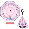 Umbrella, Reverse Umbrella, Double-Layer Hands-Free Long-Handled Children's Umbrella, Cute Cartoon Umbrella for Primary School Students, Rain or