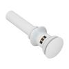 Pop Up Drain Stopper Press Bounce Deodorization Bathroom Sink Drain for Home White With Hole