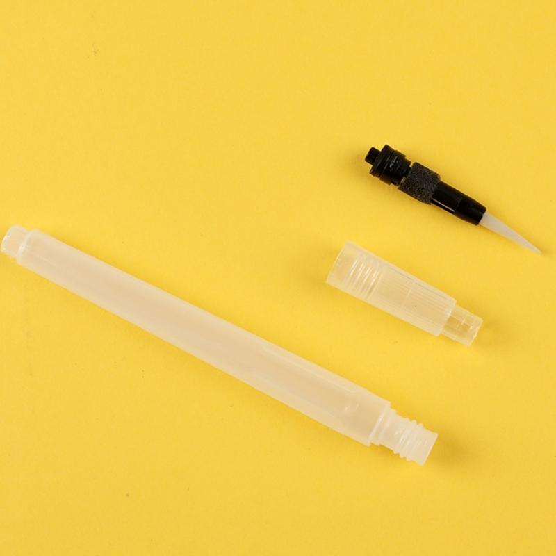 9/12 st Påfyllningsbar Vattenpenselpenna Platt/Spetsig Spets Målning Vattenpenselpenna för Barn Vuxen Akvarell Gouache Målning