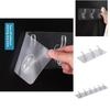 Modern Simplified Plastic Adhesive Hook With Multiple Tiers For Bathroom And Home Organization