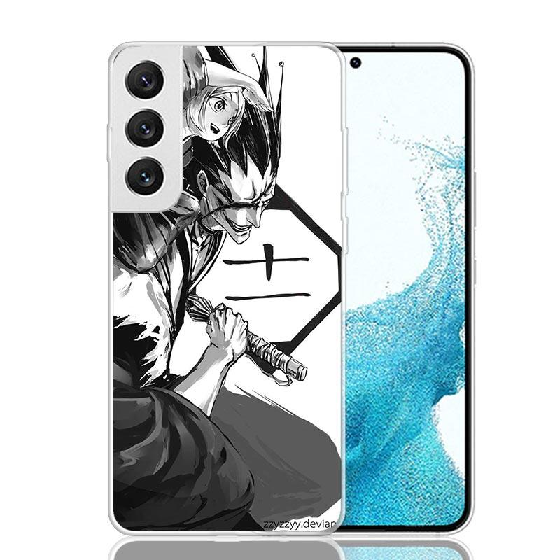 Ichigo Kenpachi Bleach Anime Phone Case For Samsung Galaxy S26 Ultra S23 S24 S25 Edge S20 FE S21 S22 Plus Soft Print Shell Cover