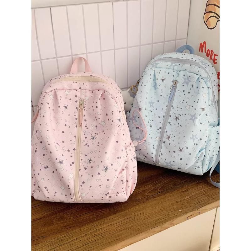 Schoolbag School Bag Student Junior High School High Value ins Niche Large Capacity Korean Edition Lightweight Women's Backpack