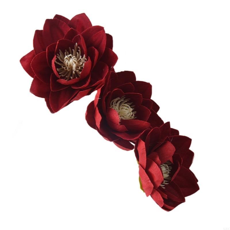 Curtain Holders with Flower Pattern Curtain Tiebacks, Easy Installation Curtain Tie Not Require Tools Set of 4 X3UC