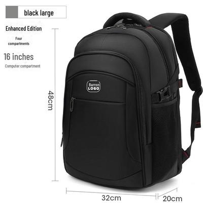 Spine-Protecting, Shock-Resistant Waterproof Backpack for Students