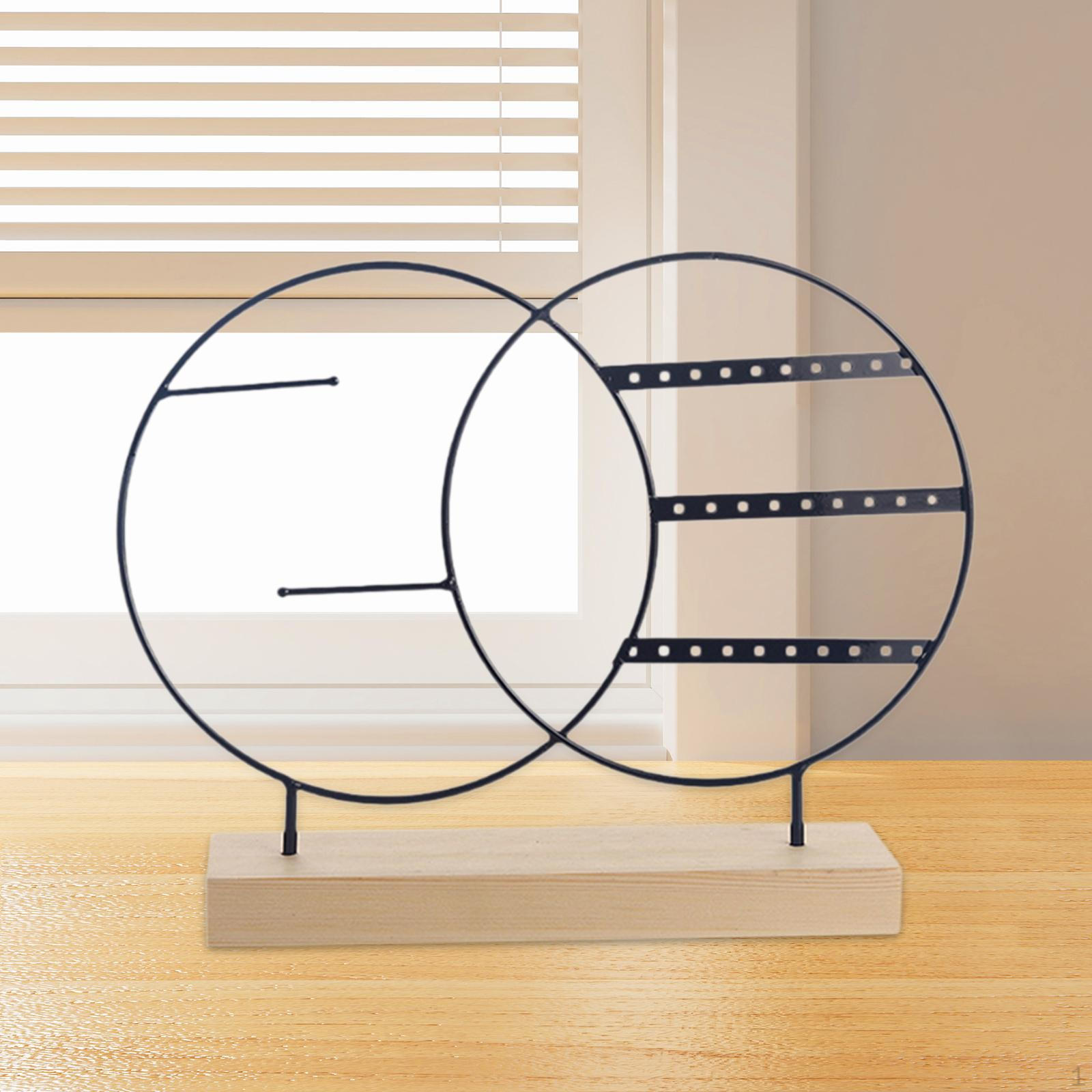 

Подставка для сережек, держатель для сережек для женщин и девочек, стильная стойка для хранения ювелирных изделий чёрный