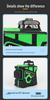 16-Line 3D High-Precision Green Laser Level with Infrared Light for Indoor & Outdoor Use