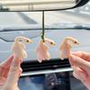 Color-Changing Duck 3D Roasted Chicken Car Keychain UV Sensor, Relaxing Decorative, Creative Birthday Present, Rope Self-Binding
